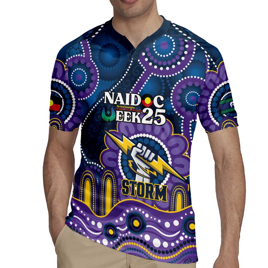 Custom NAIDOC Week 2025 Storm Rugby Jersey Melbourne Indigenous Art