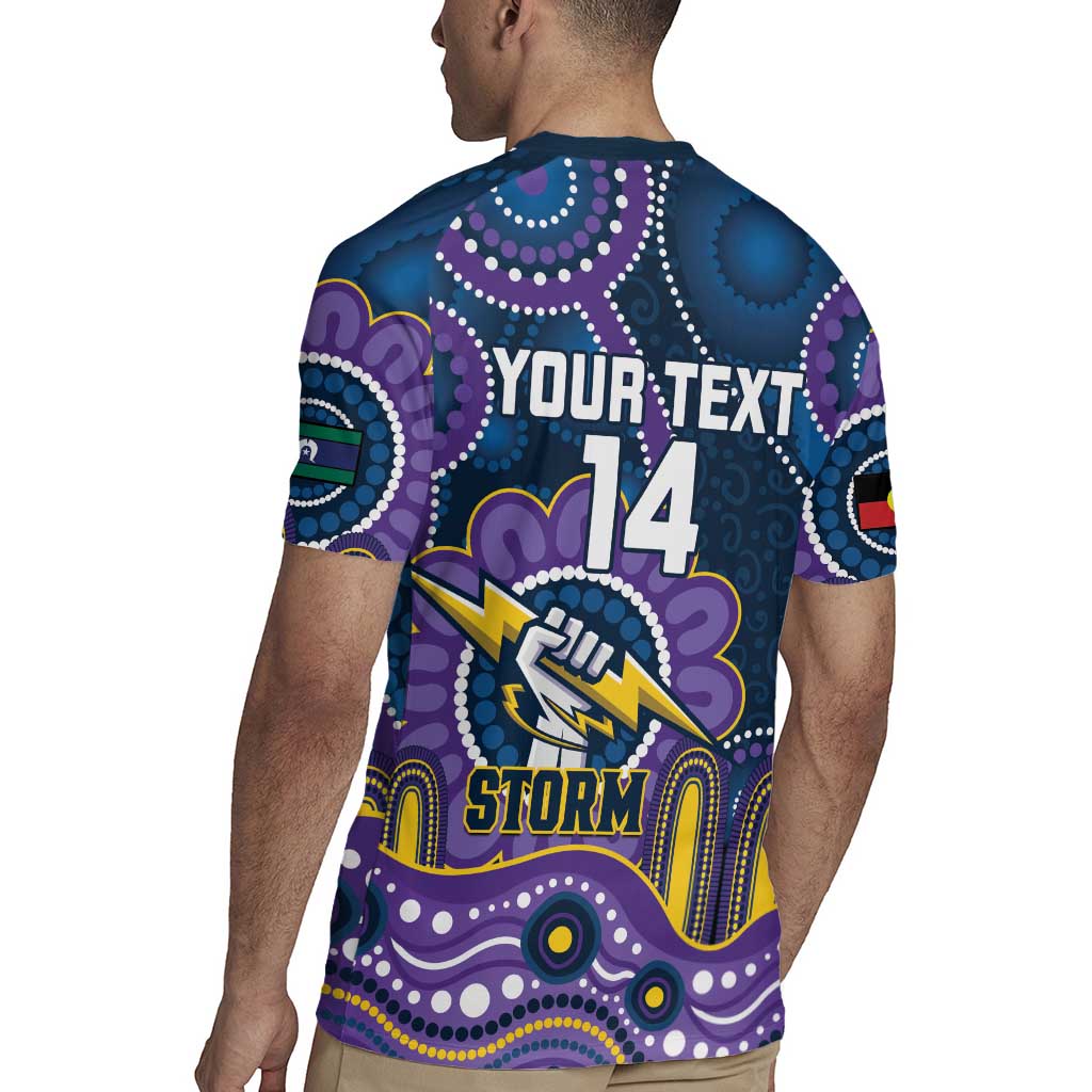 Custom NAIDOC Week 2025 Storm Rugby Jersey Melbourne Indigenous Art