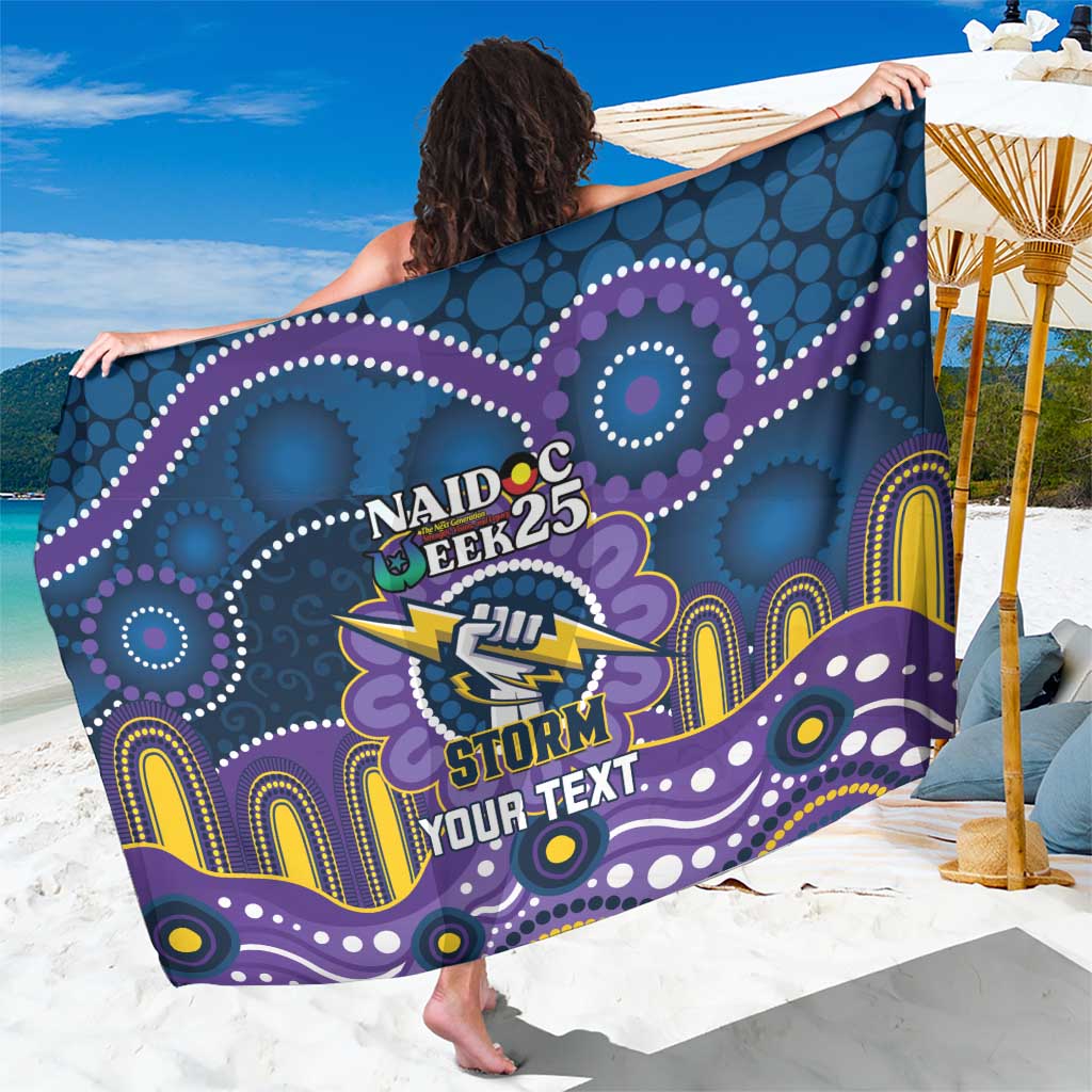 Custom NAIDOC Week 2025 Storm Sarong Melbourne Indigenous Art