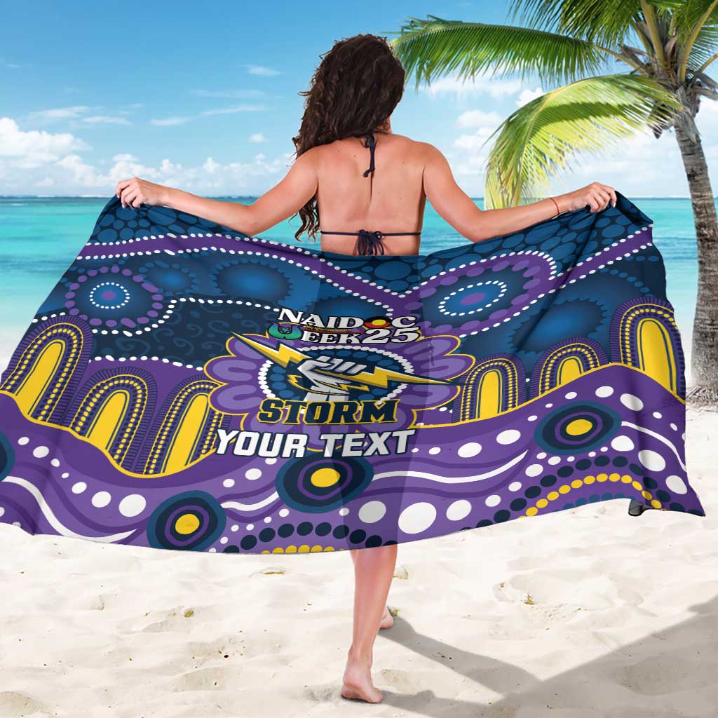 Custom NAIDOC Week 2025 Storm Sarong Melbourne Indigenous Art