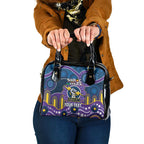 Custom NAIDOC Week 2025 Storm Shoulder Handbag Melbourne Indigenous Art