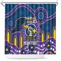 Custom NAIDOC Week 2025 Storm Shower Curtain Melbourne Indigenous Art
