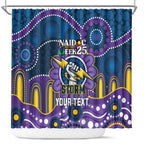 Custom NAIDOC Week 2025 Storm Shower Curtain Melbourne Indigenous Art