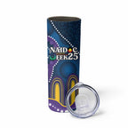 Custom NAIDOC Week 2025 Storm Skinny Tumbler Melbourne Indigenous Art