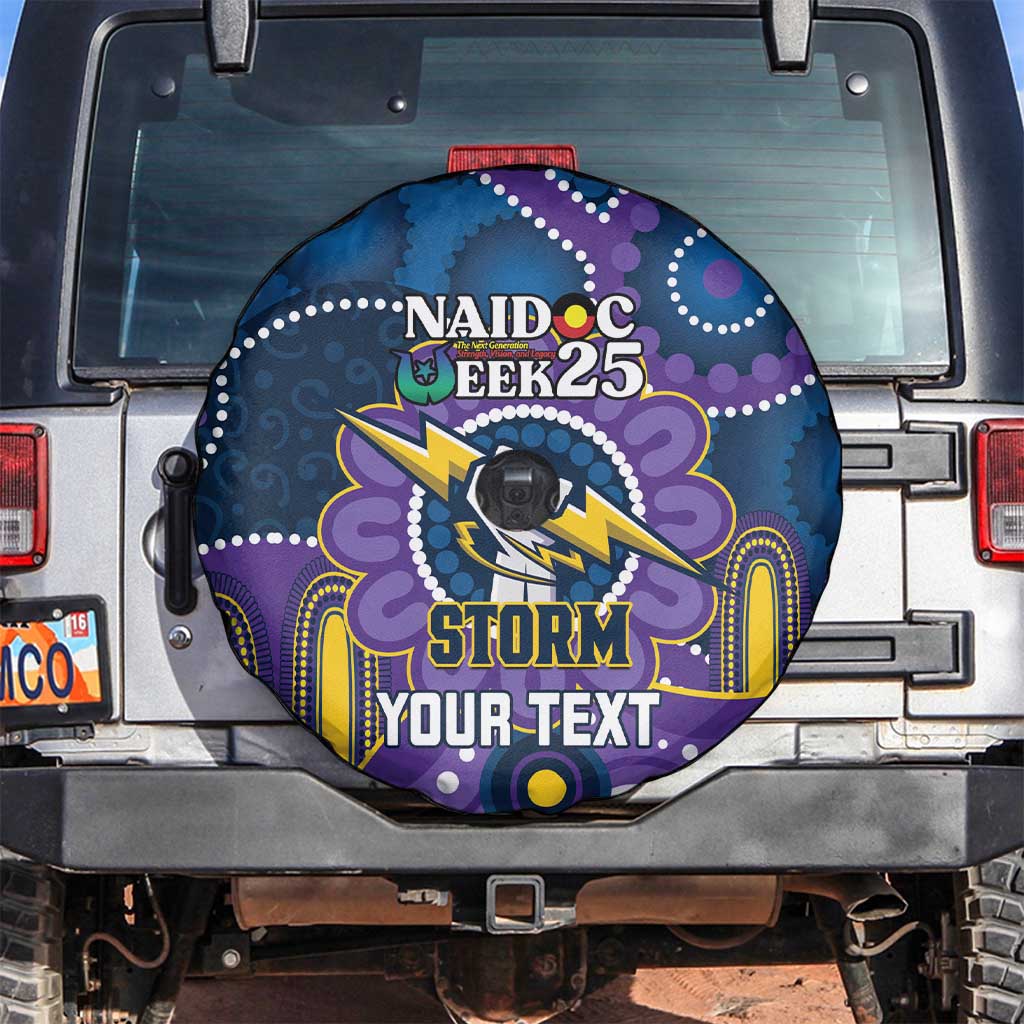 Custom NAIDOC Week 2025 Storm Spare Tire Cover Melbourne Indigenous Art