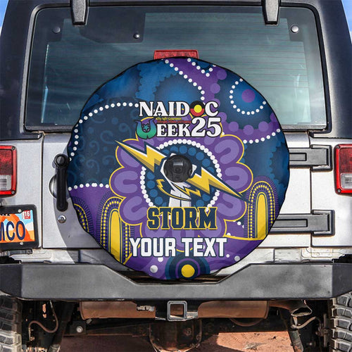 Custom NAIDOC Week 2025 Storm Spare Tire Cover Melbourne Indigenous Art