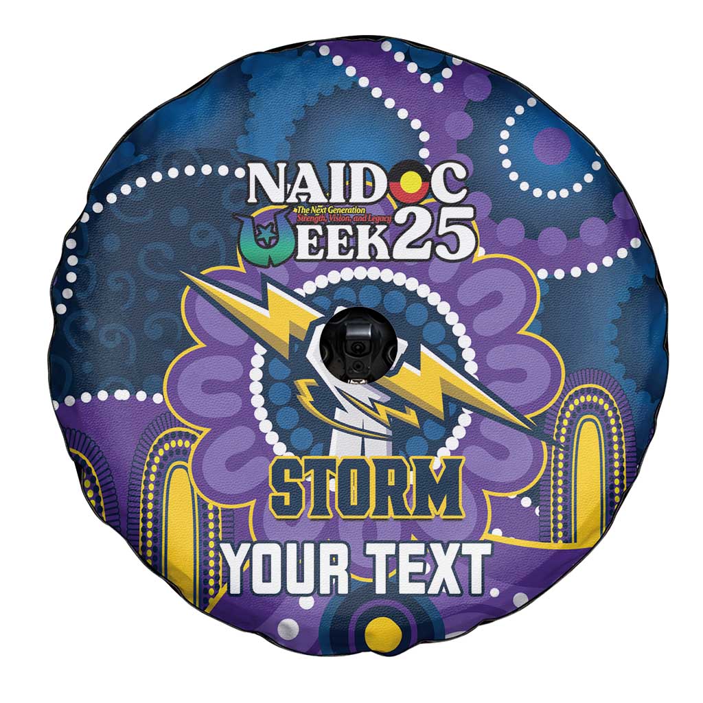 Custom NAIDOC Week 2025 Storm Spare Tire Cover Melbourne Indigenous Art