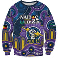Custom NAIDOC Week 2025 Storm Sweatshirt Melbourne Indigenous Art