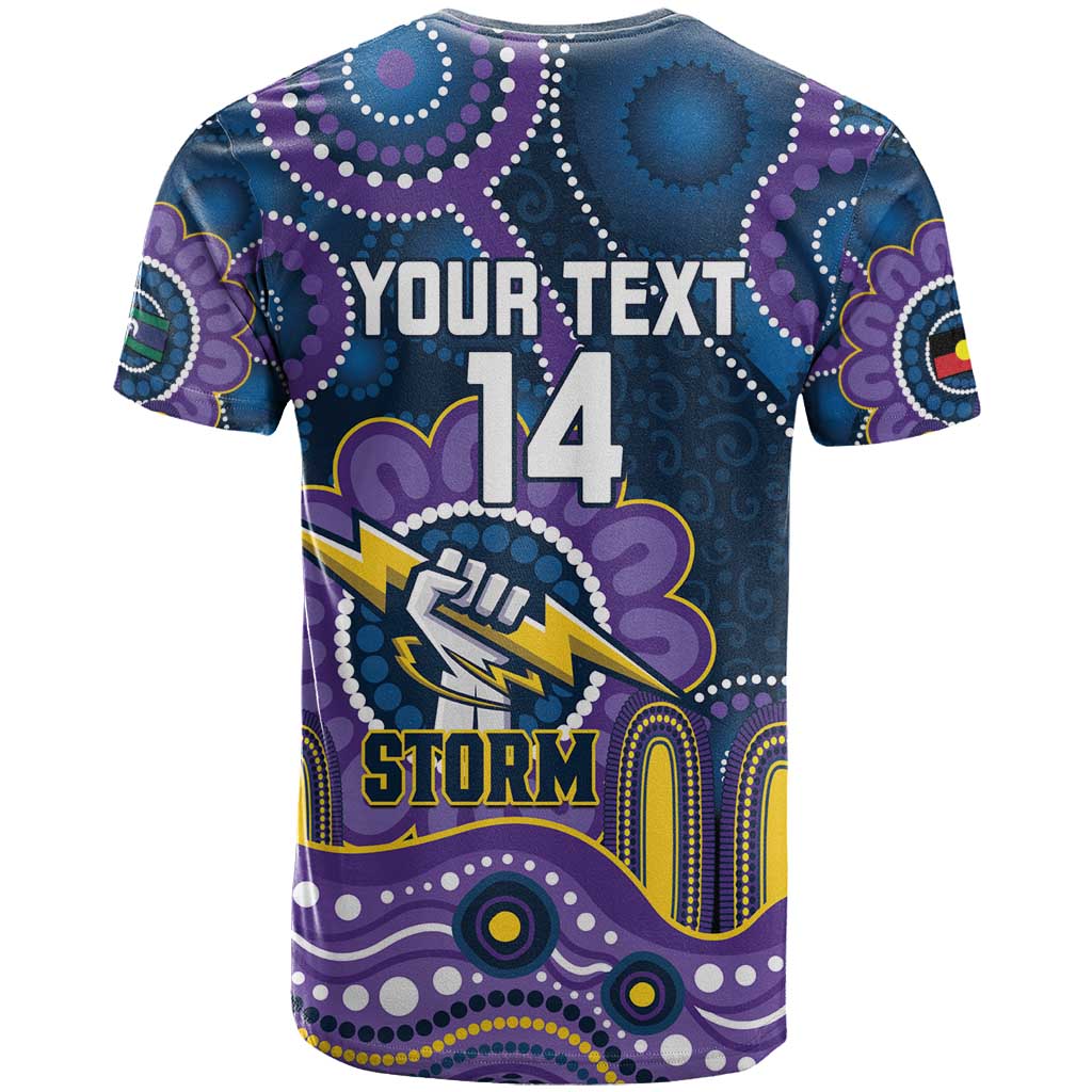 Custom NAIDOC Week 2025 Storm T Shirt Melbourne Indigenous Art