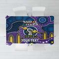 Custom NAIDOC Week 2025 Storm Tablecloth Melbourne Indigenous Art