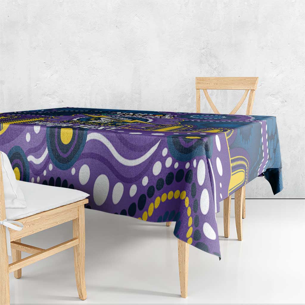 Custom NAIDOC Week 2025 Storm Tablecloth Melbourne Indigenous Art