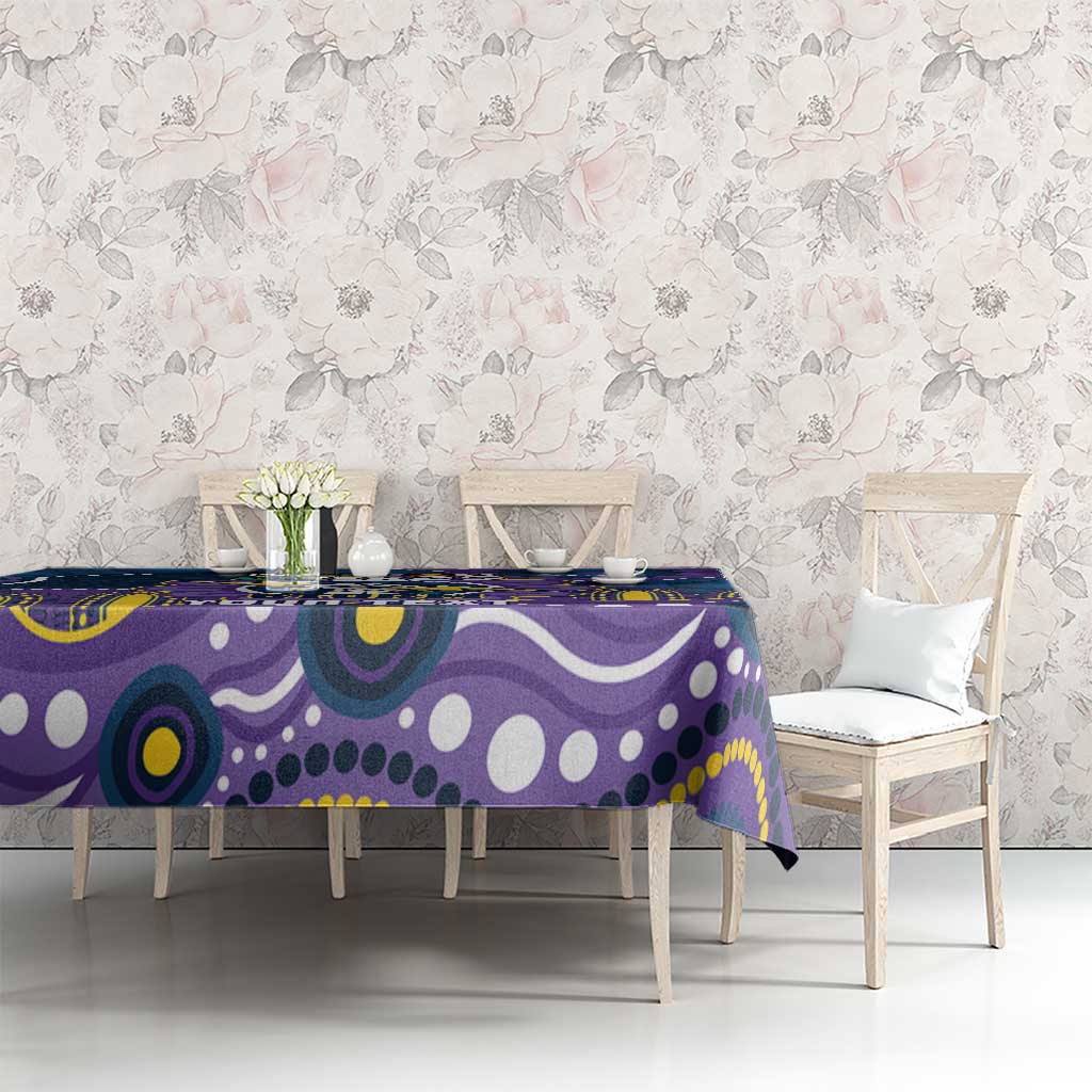 Custom NAIDOC Week 2025 Storm Tablecloth Melbourne Indigenous Art
