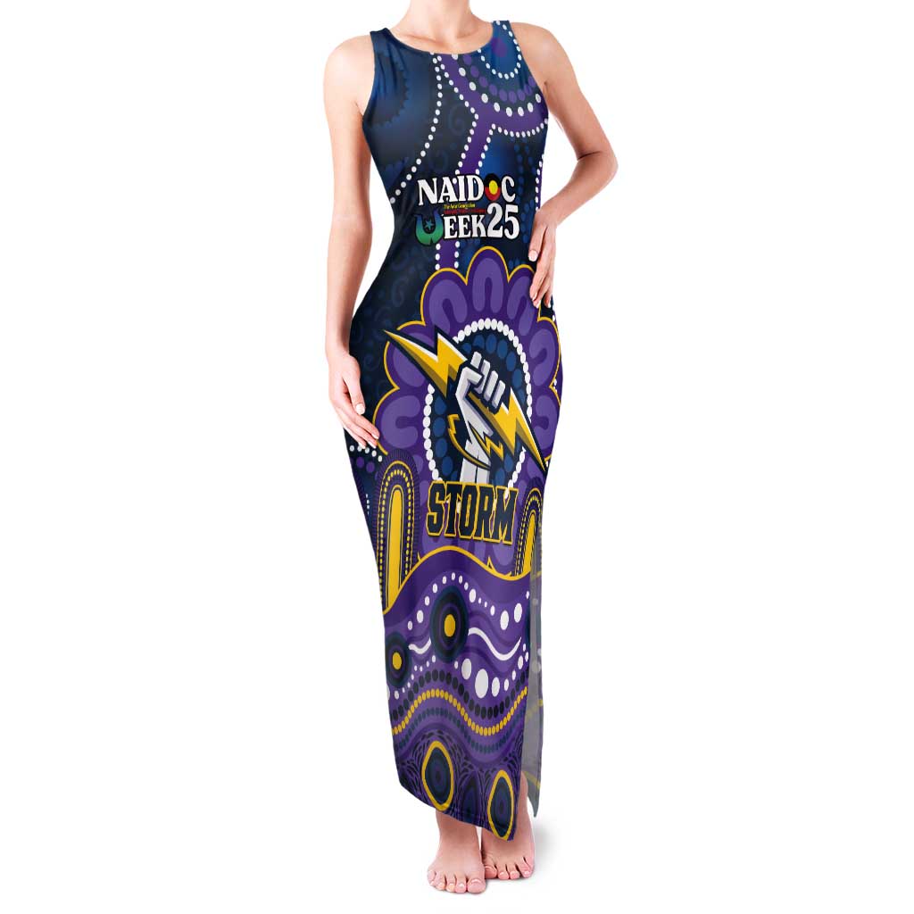 Custom NAIDOC Week 2025 Storm Tank Maxi Dress Melbourne Indigenous Art