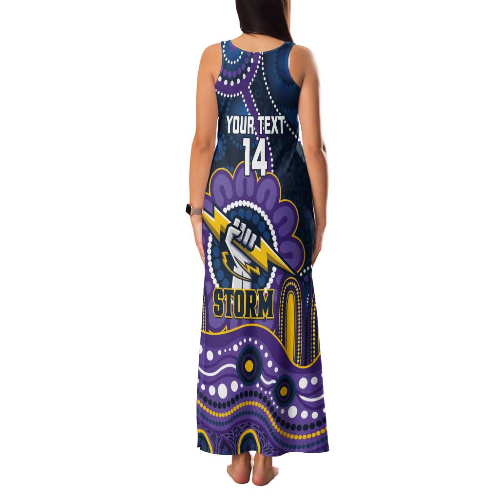 Custom NAIDOC Week 2025 Storm Tank Maxi Dress Melbourne Indigenous Art