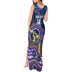 Custom NAIDOC Week 2025 Storm Tank Maxi Dress Melbourne Indigenous Art