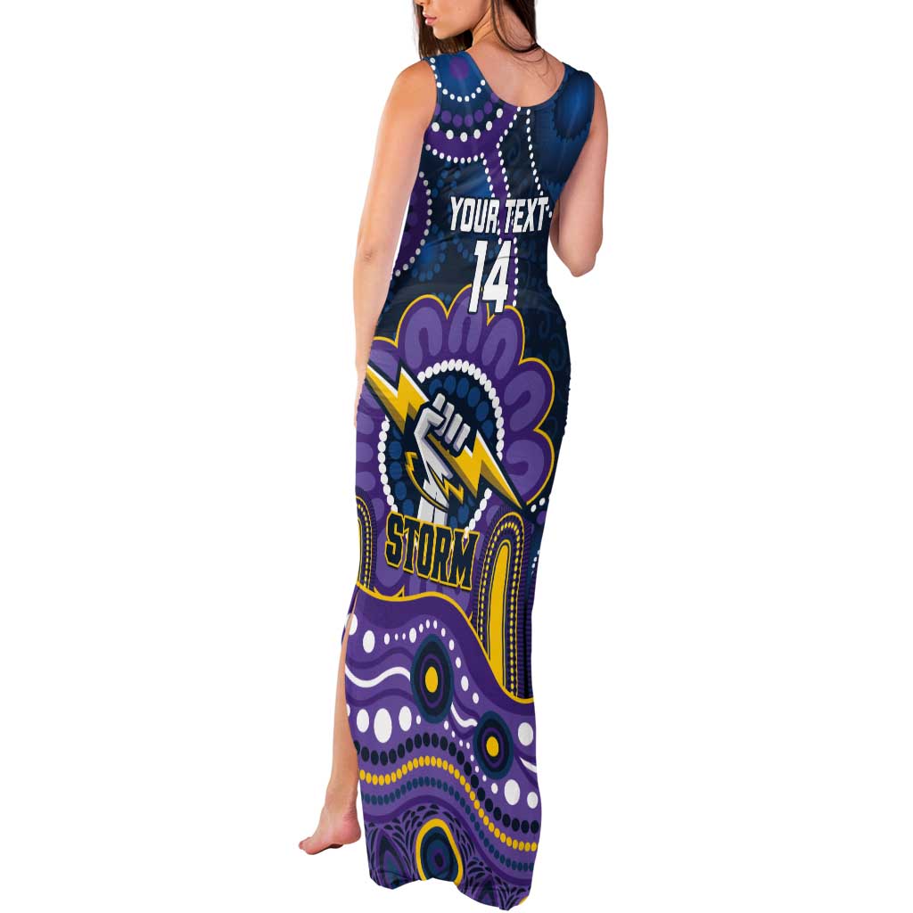 Custom NAIDOC Week 2025 Storm Tank Maxi Dress Melbourne Indigenous Art