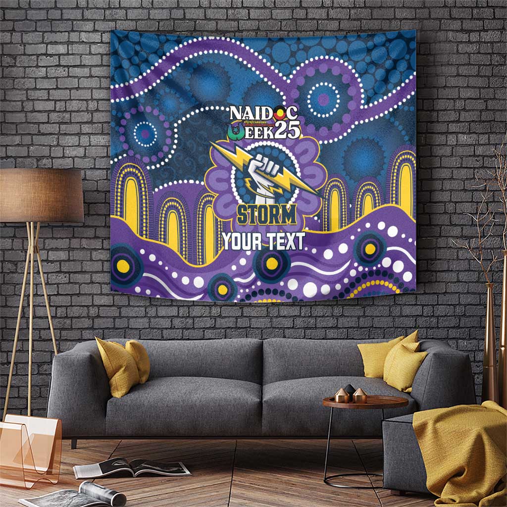 Custom NAIDOC Week 2025 Storm Tapestry Melbourne Indigenous Art