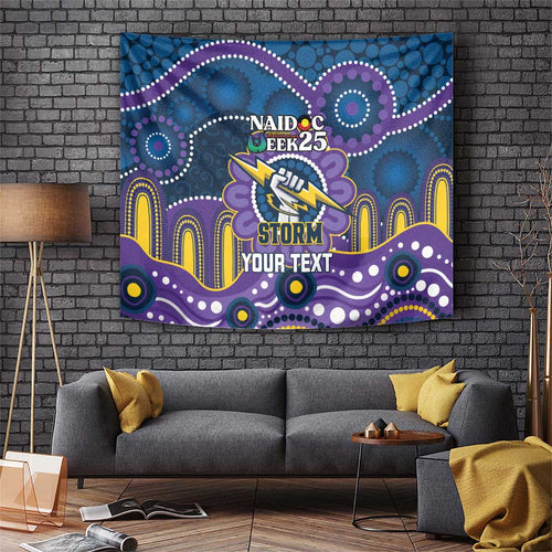 Custom NAIDOC Week 2025 Storm Tapestry Melbourne Indigenous Art