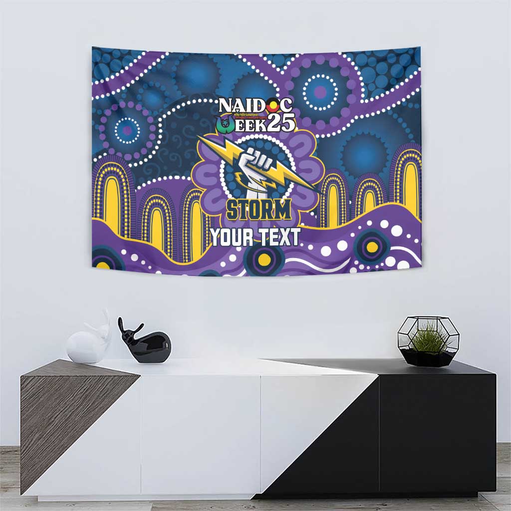 Custom NAIDOC Week 2025 Storm Tapestry Melbourne Indigenous Art