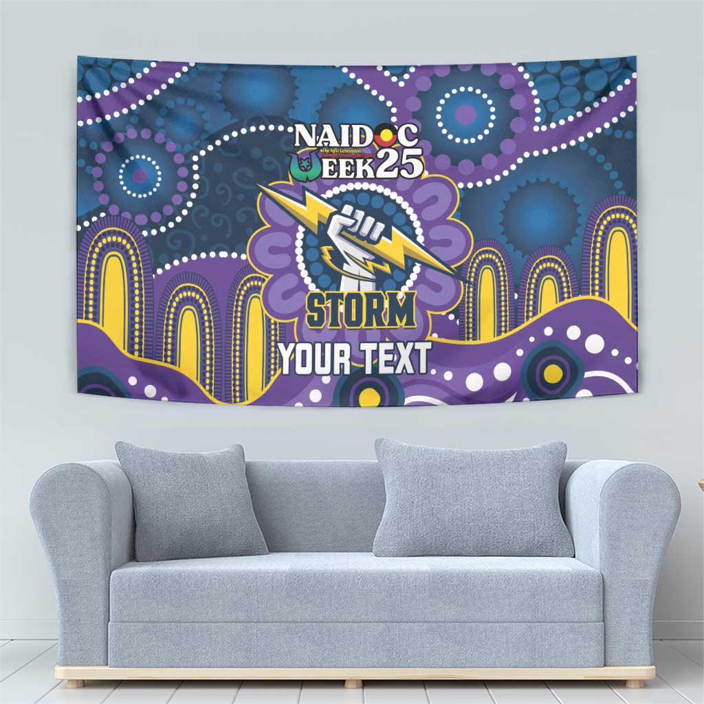 Custom NAIDOC Week 2025 Storm Tapestry Melbourne Indigenous Art