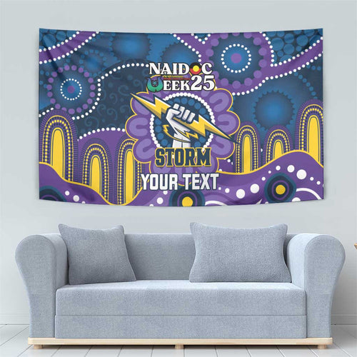 Custom NAIDOC Week 2025 Storm Tapestry Melbourne Indigenous Art