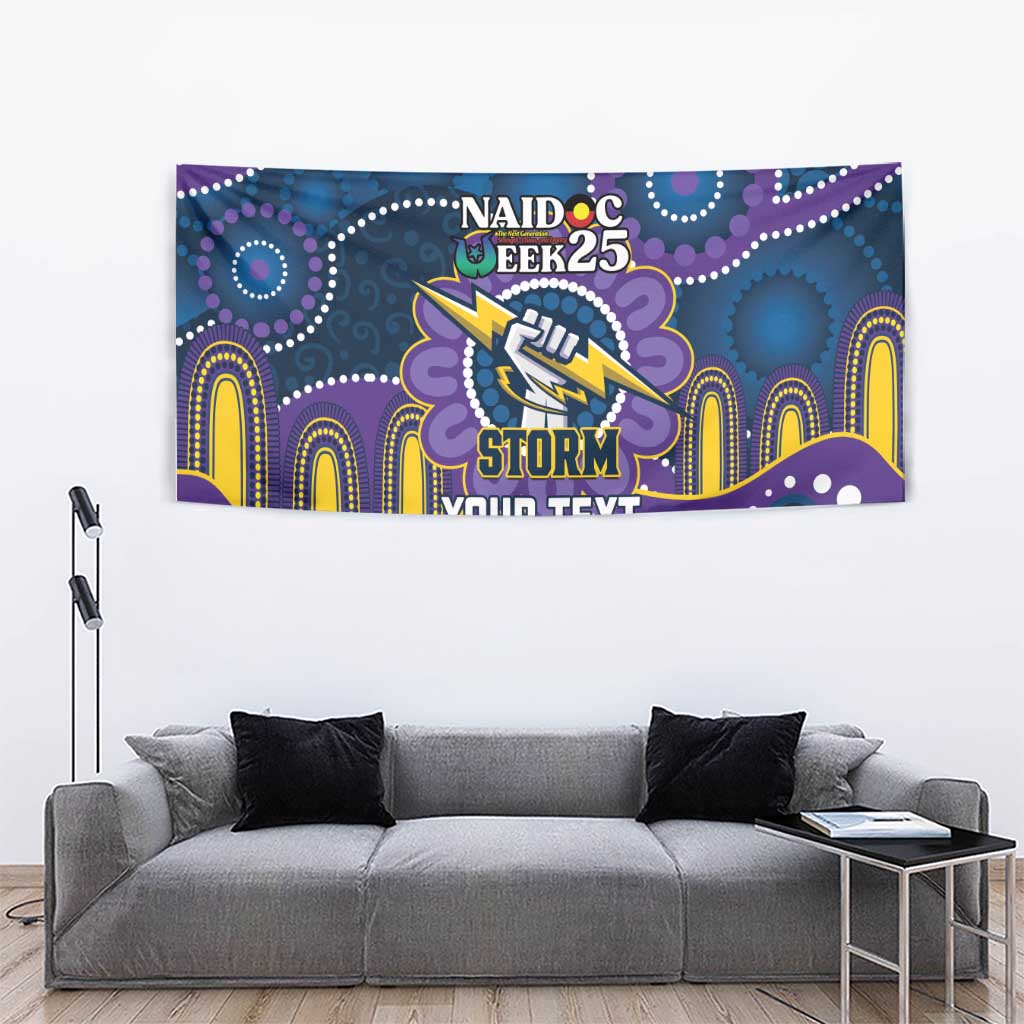 Custom NAIDOC Week 2025 Storm Tapestry Melbourne Indigenous Art