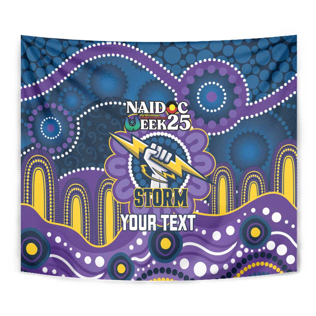 Custom NAIDOC Week 2025 Storm Tapestry Melbourne Indigenous Art