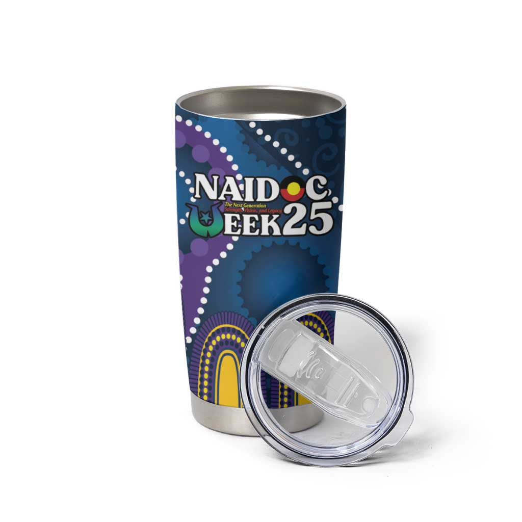 Custom NAIDOC Week 2025 Storm Tumbler Cup Melbourne Indigenous Art