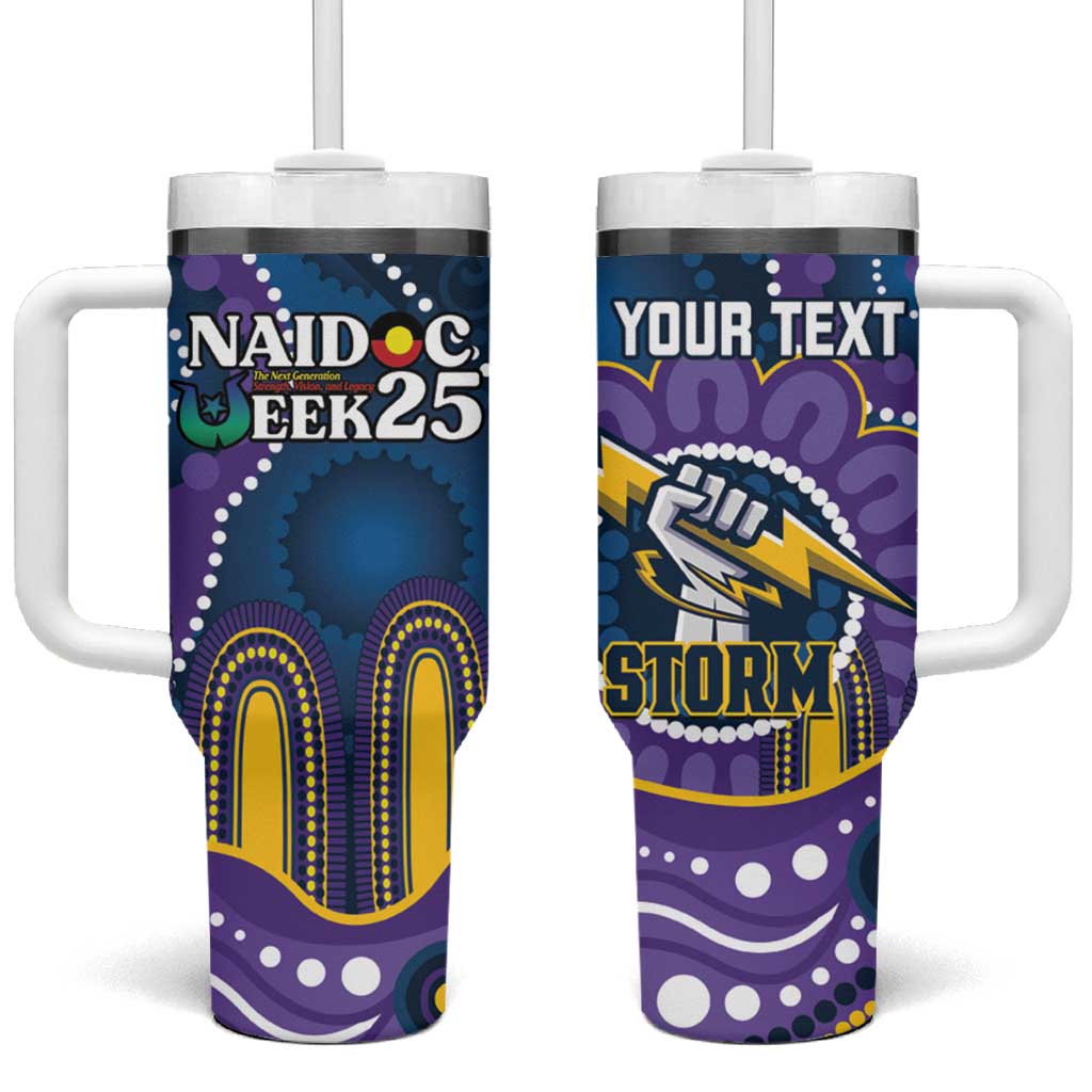 Custom NAIDOC Week 2025 Storm Tumbler With Handle Melbourne Indigenous Art