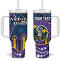 Custom NAIDOC Week 2025 Storm Tumbler With Handle Melbourne Indigenous Art
