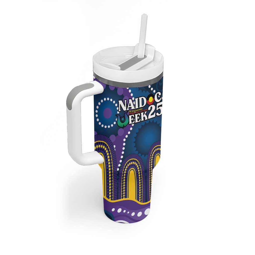 Custom NAIDOC Week 2025 Storm Tumbler With Handle Melbourne Indigenous Art