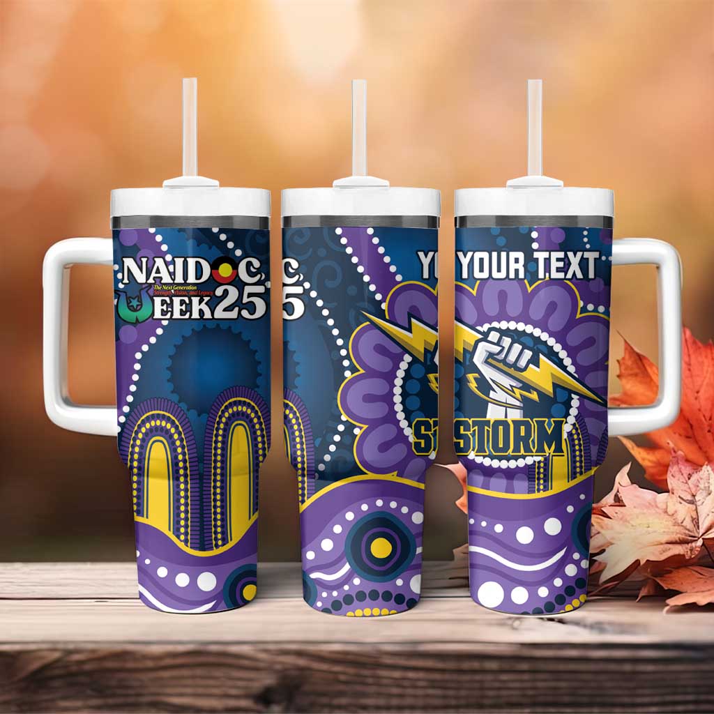 Custom NAIDOC Week 2025 Storm Tumbler With Handle Melbourne Indigenous Art