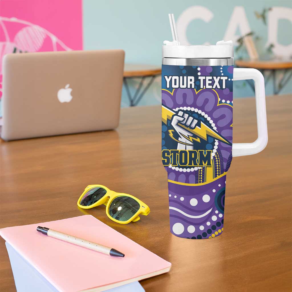 Custom NAIDOC Week 2025 Storm Tumbler With Handle Melbourne Indigenous Art