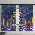 Custom NAIDOC Week 2025 Storm Window Curtain Melbourne Indigenous Art