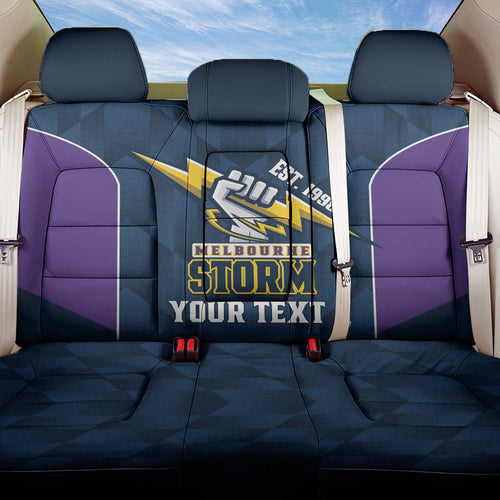 NRL Storm Rugby 2025 Custom Back Car Seat Cover Est 1998 Sporty Style