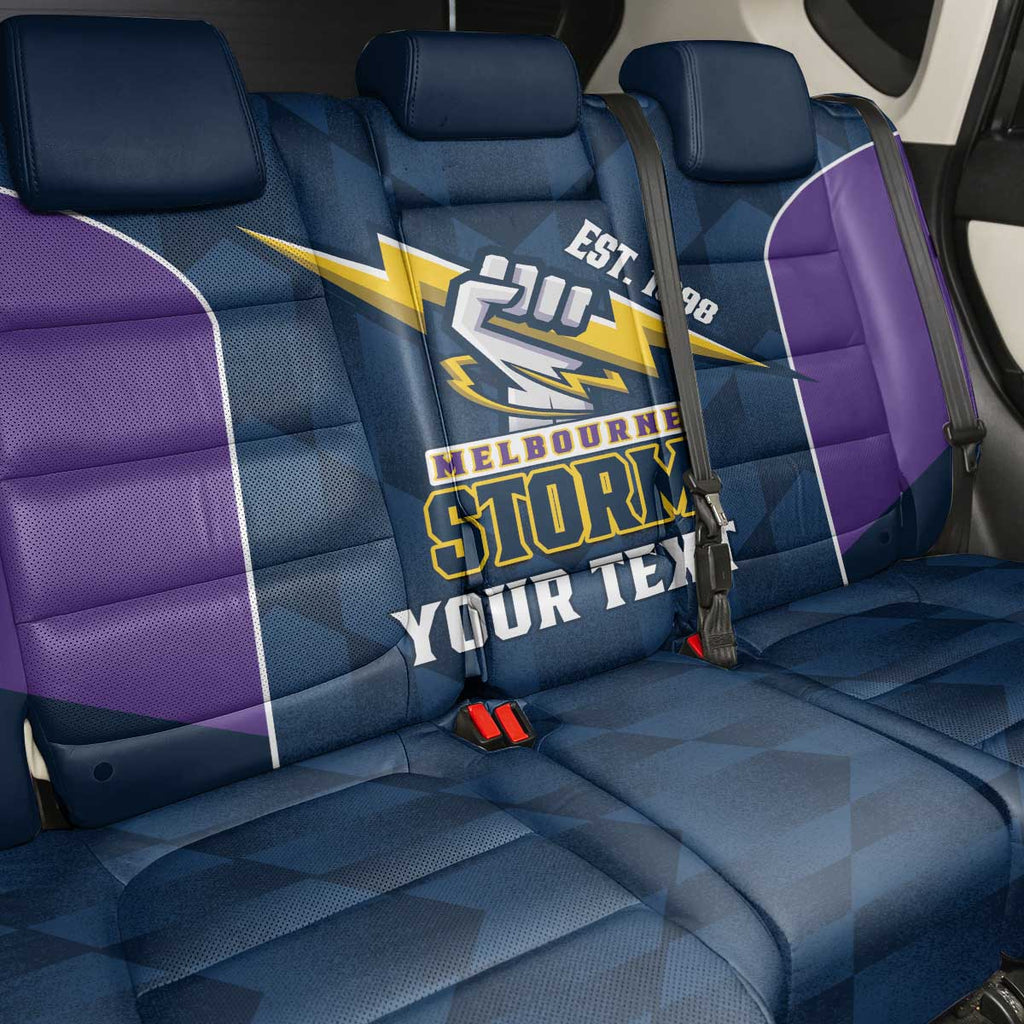 NRL Storm Rugby 2025 Custom Back Car Seat Cover Est 1998 Sporty Style