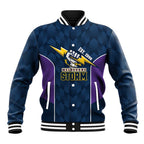 NRL Storm Rugby 2025 Custom Baseball Jacket Est 1998 Sporty Style