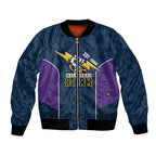 NRL Storm Rugby 2025 Custom Bomber Jacket Est 1998 Sporty Style