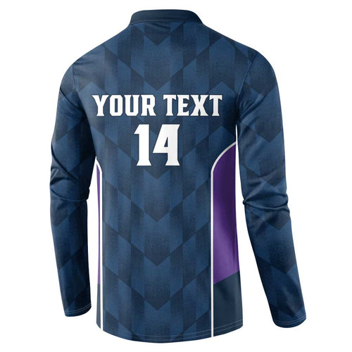 NRL Storm Rugby 2025 Custom Button Sweatshirt Est 1998 Sporty Style