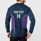 NRL Storm Rugby 2025 Custom Button Sweatshirt Est 1998 Sporty Style