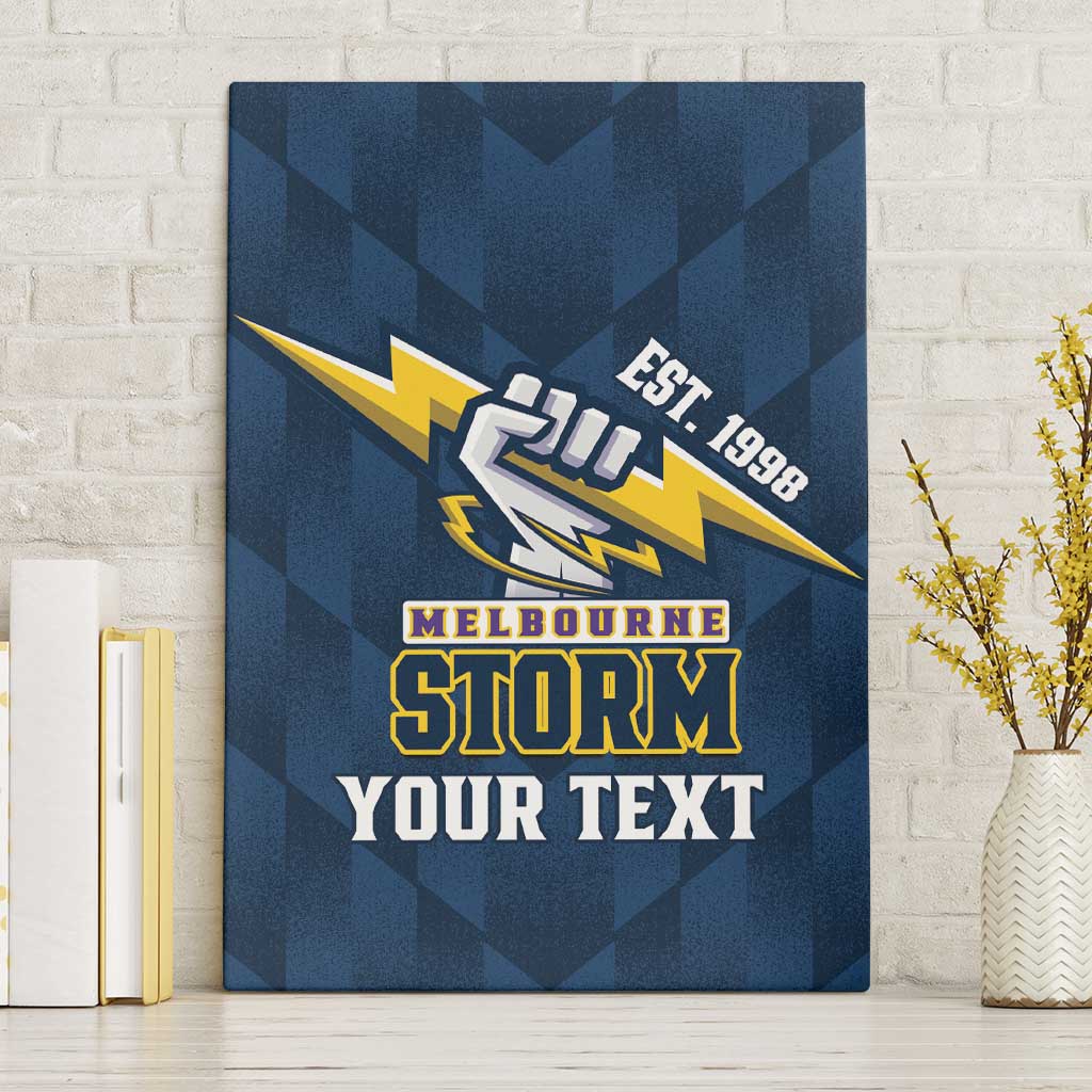 NRL Storm Rugby 2025 Custom Canvas Wall Art Est 1998 Sporty Style