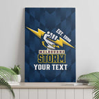 NRL Storm Rugby 2025 Custom Canvas Wall Art Est 1998 Sporty Style