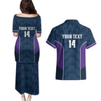 NRL Storm Rugby 2025 Custom Couples Matching Puletasi and Hawaiian Shirt Est 1998 Sporty Style