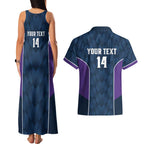NRL Storm Rugby 2025 Custom Couples Matching Tank Maxi Dress and Hawaiian Shirt Est 1998 Sporty Style