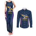 NRL Storm Rugby 2025 Custom Couples Matching Tank Maxi Dress and Long Sleeve Button Shirt Est 1998 Sporty Style