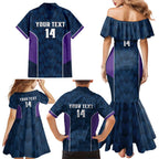 NRL Storm Rugby 2025 Custom Family Matching Mermaid Dress and Hawaiian Shirt Est 1998 Sporty Style