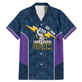 NRL Storm Rugby 2025 Custom Family Matching Mermaid Dress and Hawaiian Shirt Est 1998 Sporty Style