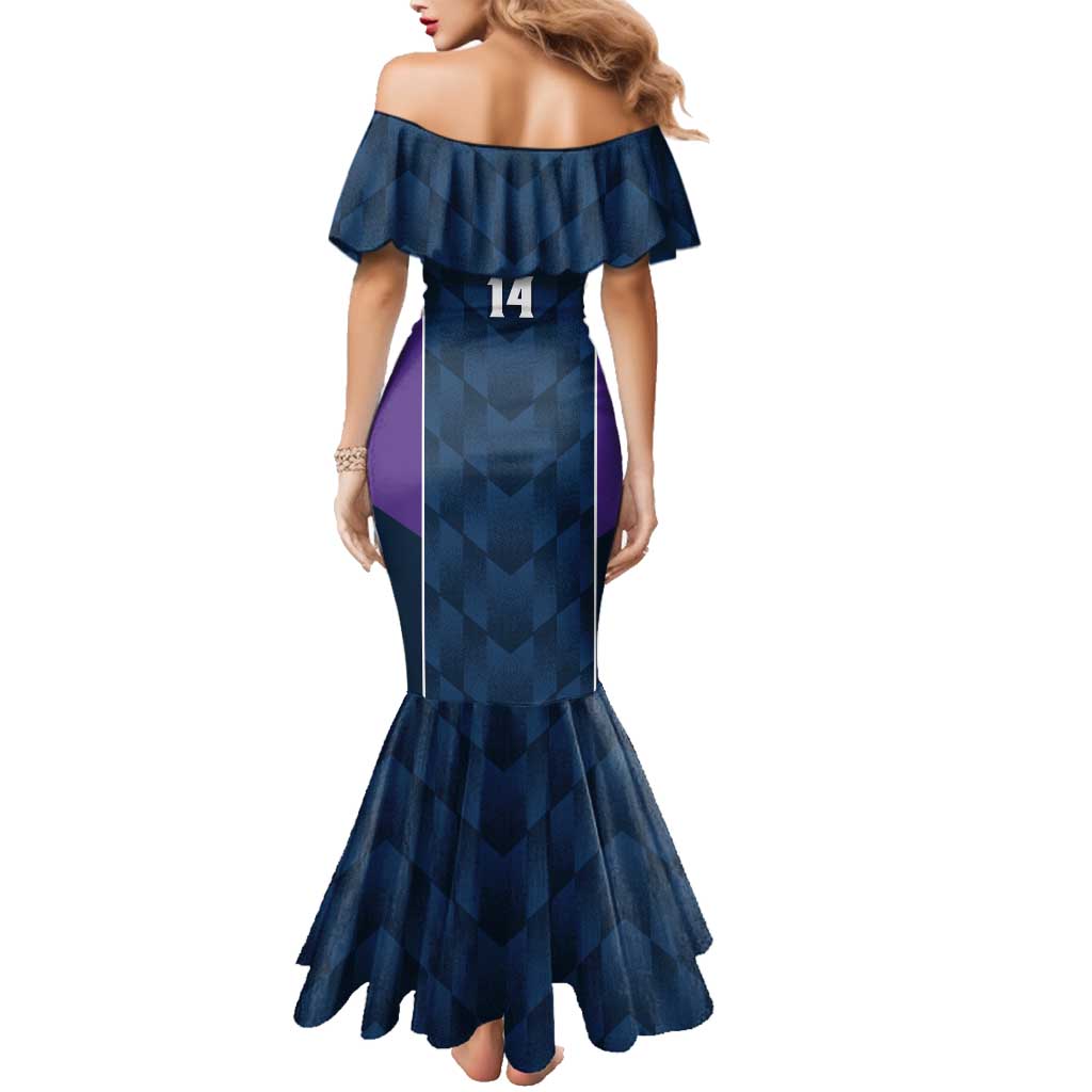 NRL Storm Rugby 2025 Custom Family Matching Mermaid Dress and Hawaiian Shirt Est 1998 Sporty Style