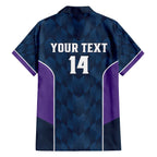 NRL Storm Rugby 2025 Custom Family Matching Off The Shoulder Long Sleeve Dress and Hawaiian Shirt Est 1998 Sporty Style