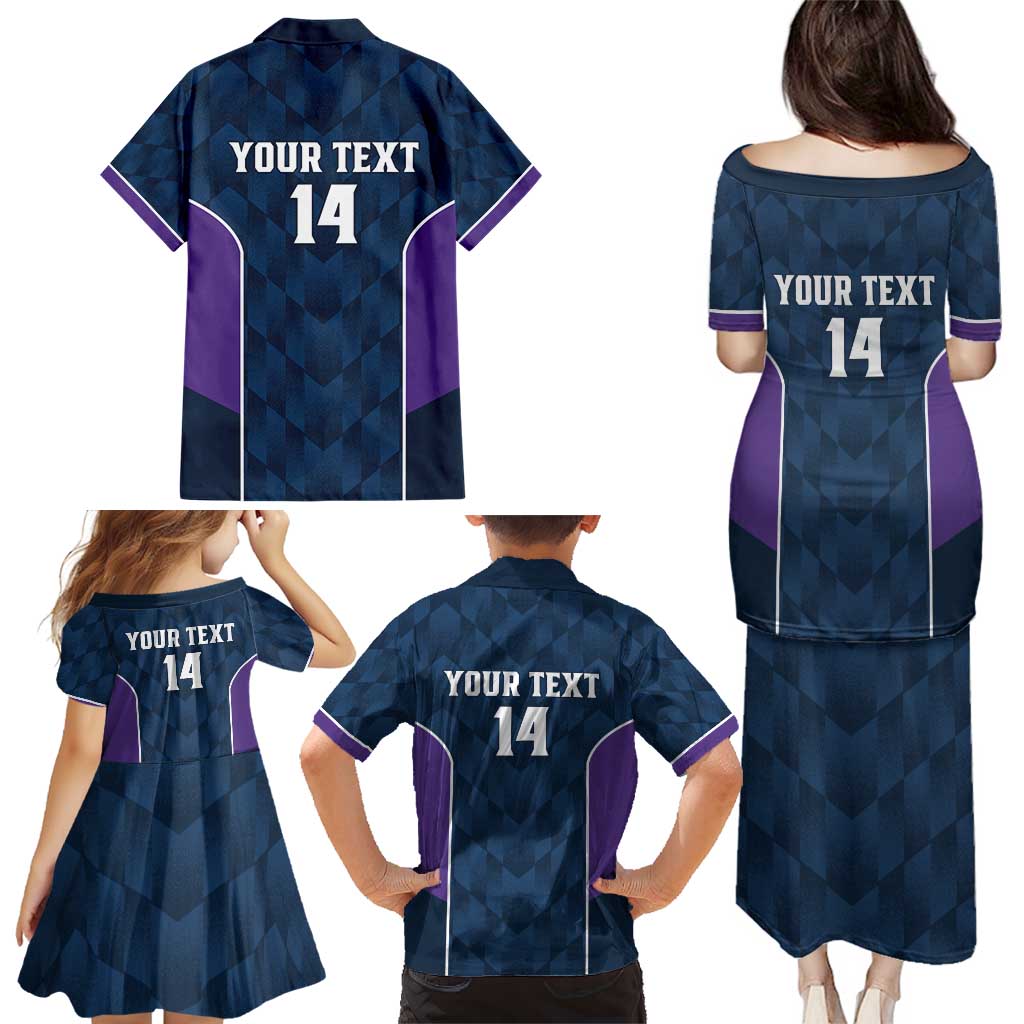 NRL Storm Rugby 2025 Custom Family Matching Puletasi and Hawaiian Shirt Est 1998 Sporty Style